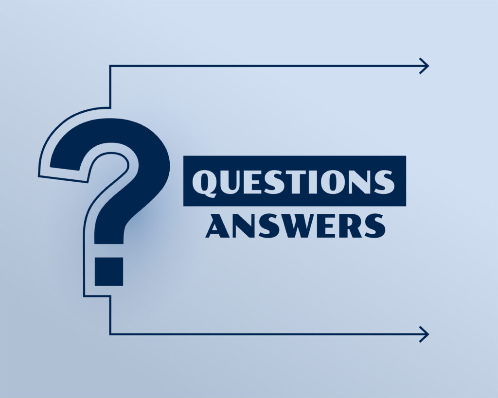question mark sign for FAQS and query solution vector